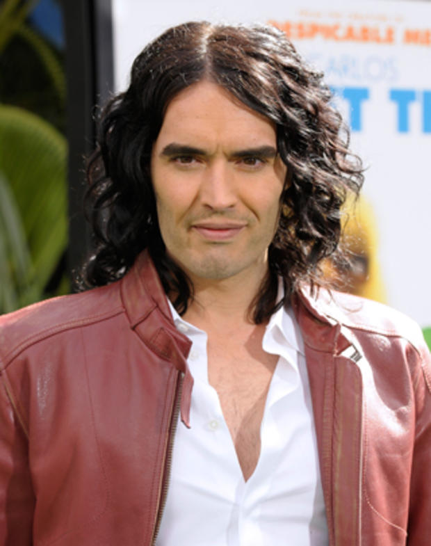 Russell Brand at "Hop" premiere 