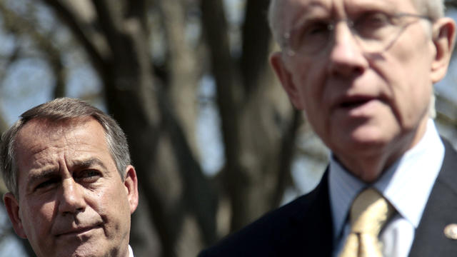 House Speaker John Boehner and Senate Majority Leader Harry Reid 