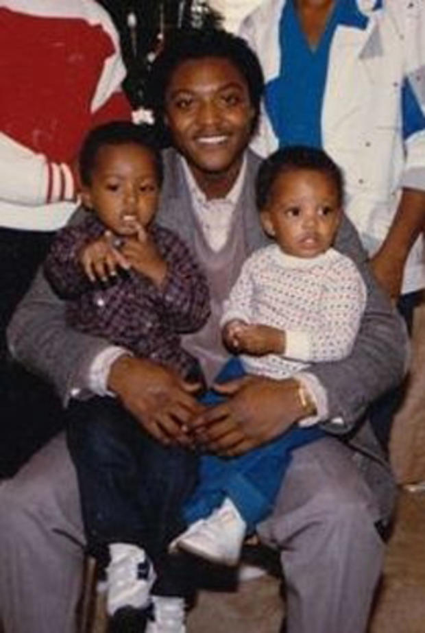 Anthony Graves with sons Alex and Terrell. 