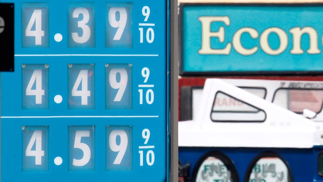Valero gas station price board  