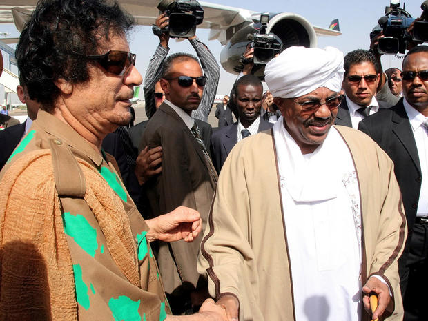 Qaddafi and Sudan's Bashir 