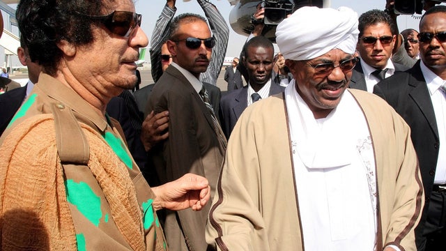 Qaddafi and Sudan's Bashir 