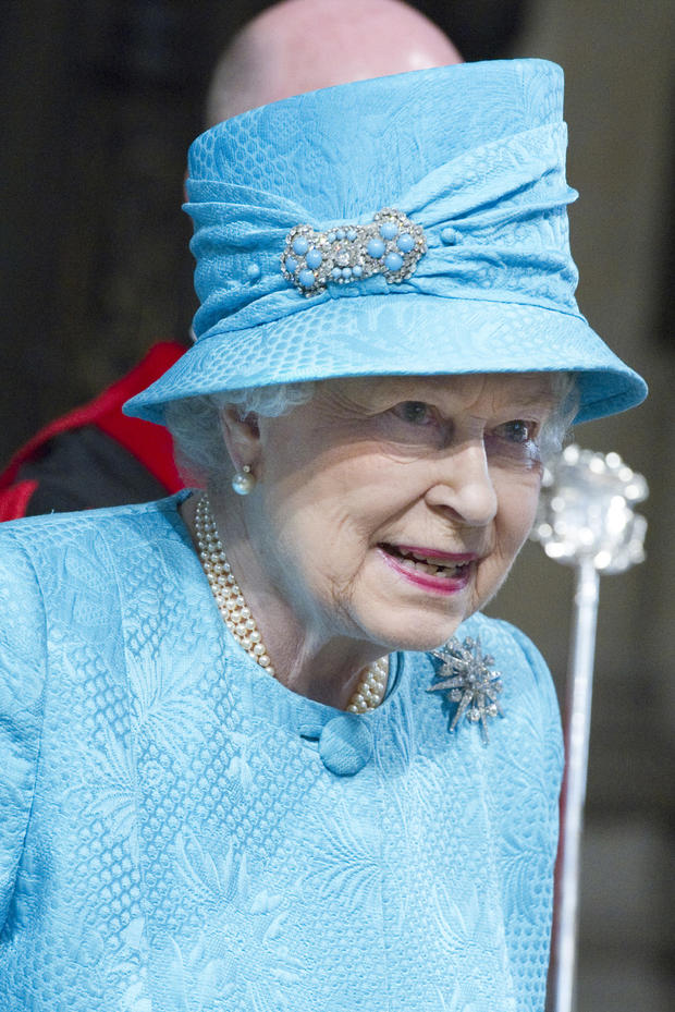 Queen Elizabeth II Attends The Royal Maundy Service At Westminster Abbey 