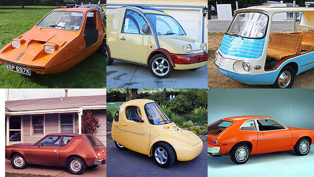 Collection of world's ugliest cars. 