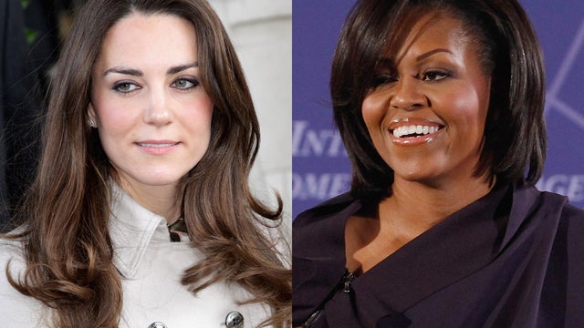  Kate Middleton and First Lady Michelle Obama 