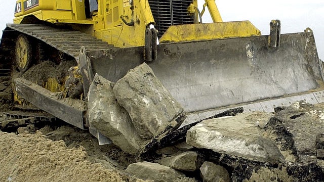 Boys drive excavator at Pa. mine, smash bulldozer 