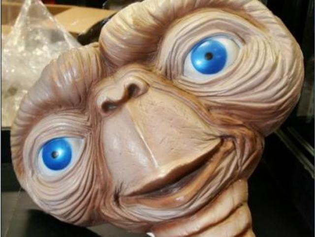 An original model of E.T. is sold at auction for $2.56 million