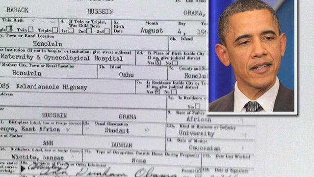Obama birth certificate 