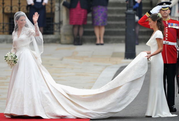 Royal Wedding - Wedding Guests And Party Make Their Way To Westminster Abbey 