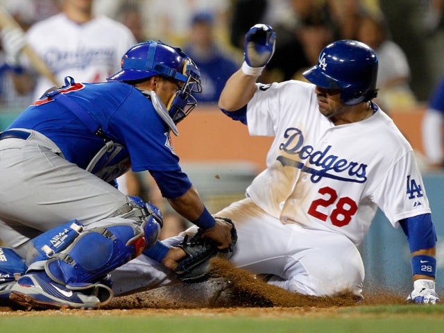 Los Angeles Dodgers' Rod Barajas 