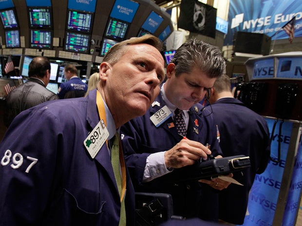 New York Stock Exchange traders 