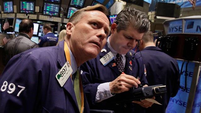 New York Stock Exchange traders 