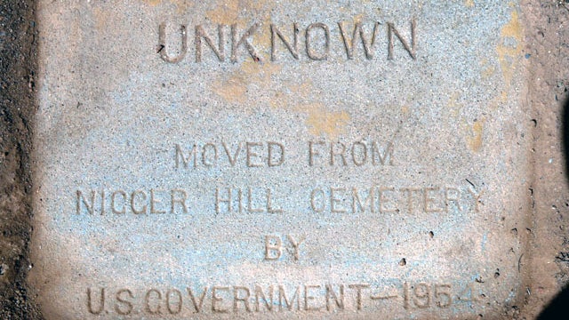 Mormon island calif grave markers 