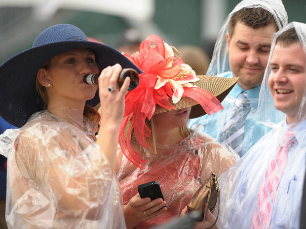 Guests attend the 137th Kentucky Derby at Churchill Downs on May 7, 2011, in Louisville, Ky.  