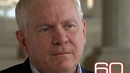 Bob Gates and Katie Couric 