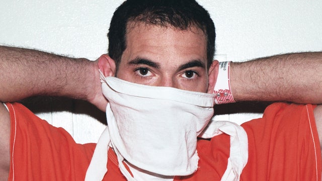 Michael Gargiulo and identifying marks and tattoos taken at the time of his arrest in Los Angeles in the summer of 2008. 