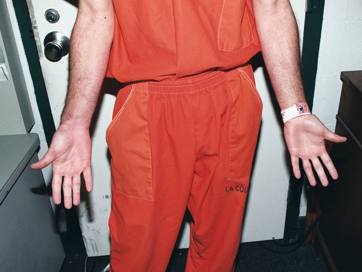 Michael Gargiulo and identifying marks and tattoos taken at the time of his arrest in Los Angeles in the summer of 2008. 