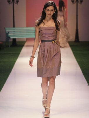 Runway looks from Tiffany & Co. by Vera Wang at the Audi Fashion Festival 