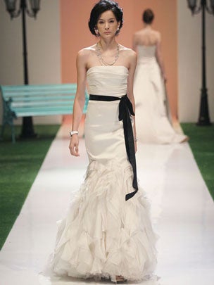 Runway looks from Tiffany & Co. by Vera Wang at the Audi Fashion Festival 