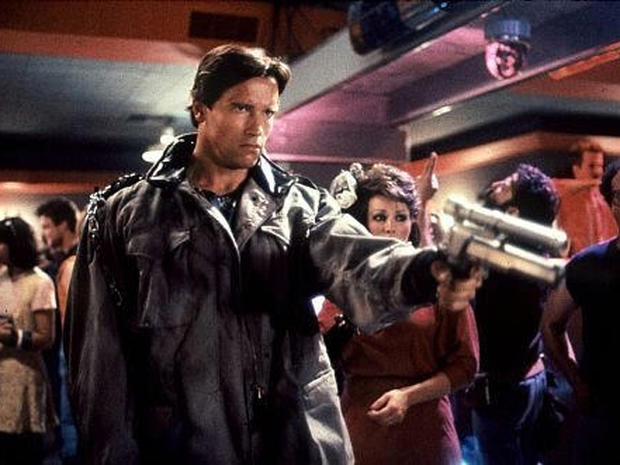 Arnold Schwarzenegger in "The Terminator" (1984). 