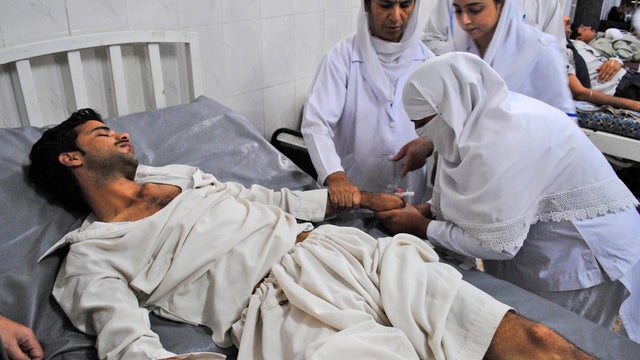 One person injured in the bombing  