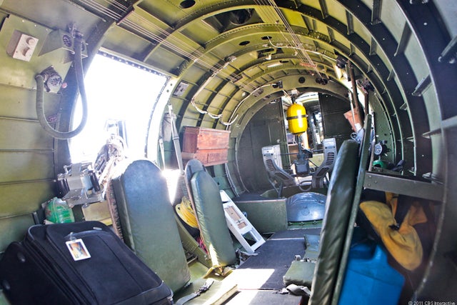 Inside a B-17 