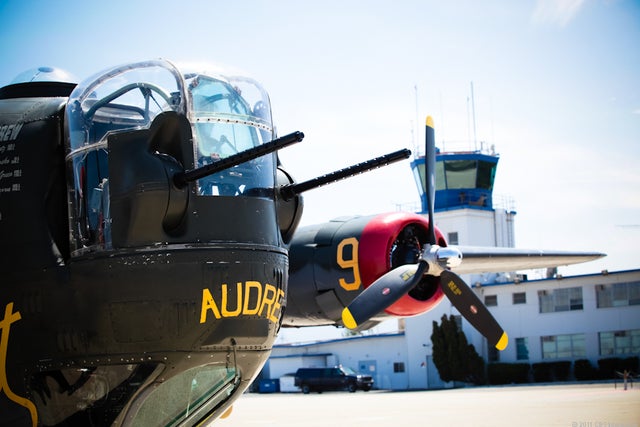 The front guns on the B-27 