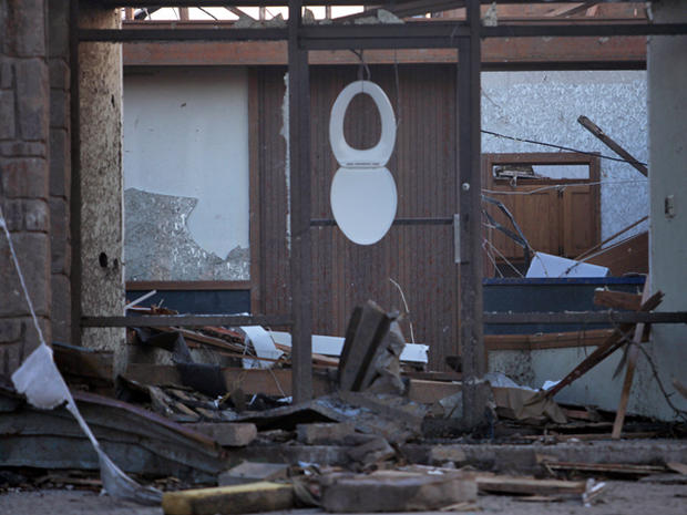 A destroyed home in Joplin, Mo. 