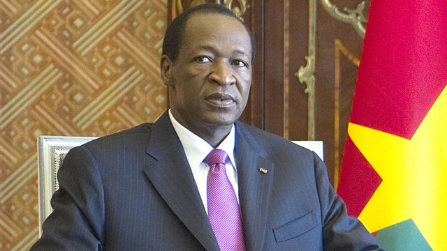 Burkina Faso's President Blaise Campaore 