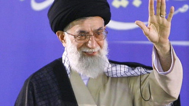 Iran's supreme leader Ayatollah Ali Khamenei 