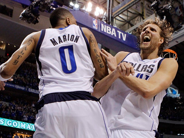 Shawn Marion and Dirk Nowitzki 
