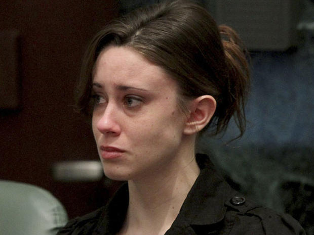 Casey Anthony stares after a spectator interrupts during jury selection in her trial at the Pinellas County Criminal Justice Center in Clearwater, Fla. Friday, May 20, 2011. Anthony is accused of killing her 2-year-old daughter Caylee in 2008. (AP Photo/G 