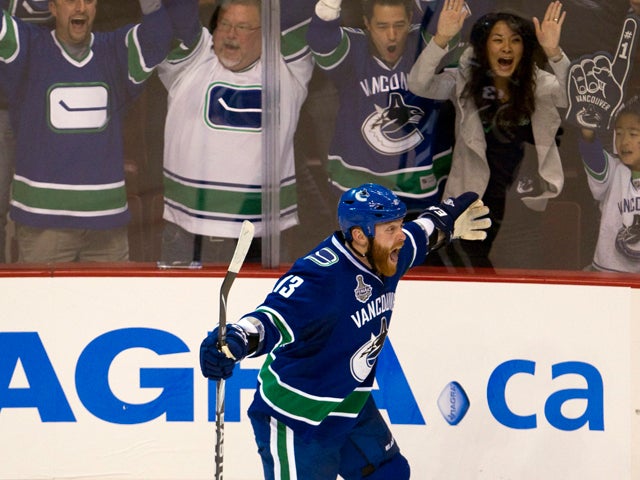 Raffi Torres celebrates 
