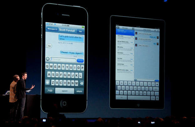 imessage on the iPhone and iPad 