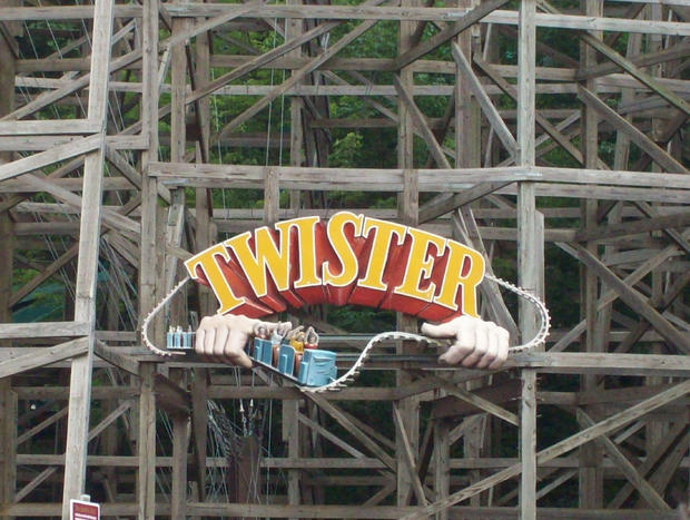 The Twister at Knoebels Amusement Park in Elysburg, PA  