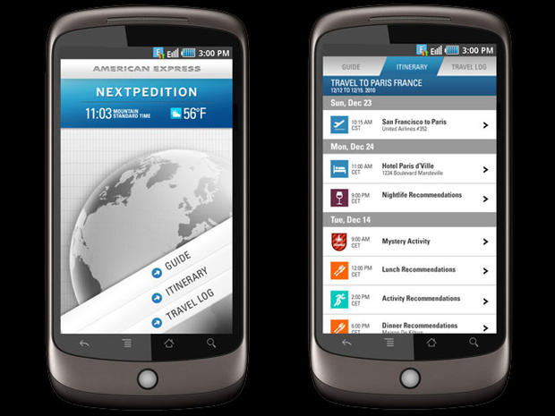 American Express Nextpedition app 