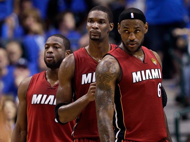 Dwyane Wade, Chris Bosh and LeBron James 