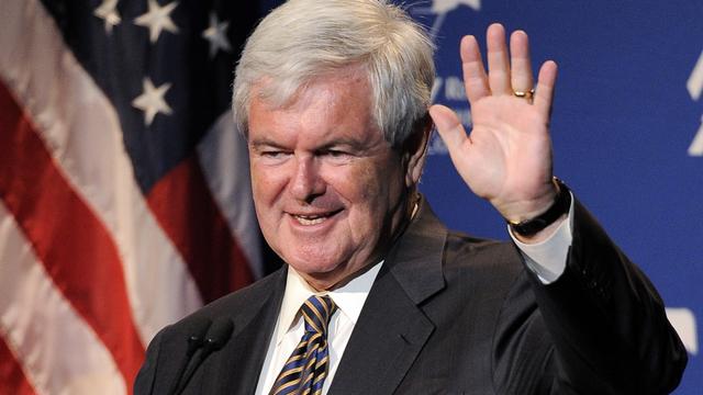 Republican presidential hopeful, former House Speaker Newt Gingrich speaks to the Republican Jewish Coalition at their 2011 Summer Bash, June 12, 2011, in Beverly Hills, Calif.  