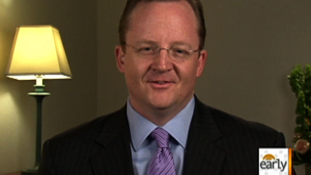 Former White House Press Secretary Robert Gibbs on "The Early Show" 