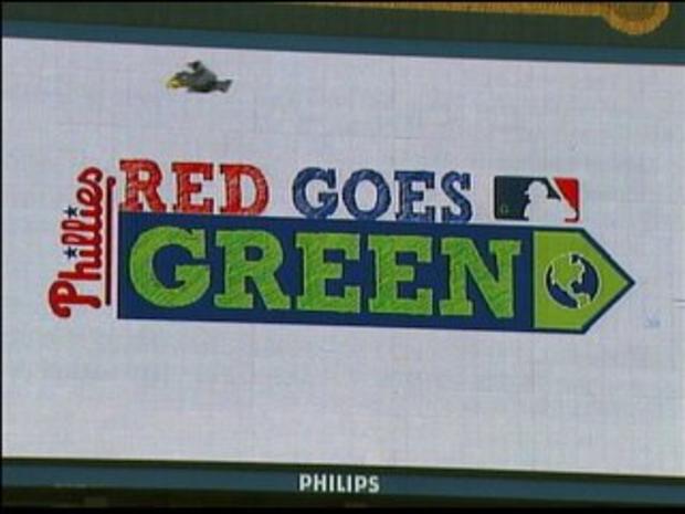 Phillies Red Goes Green 