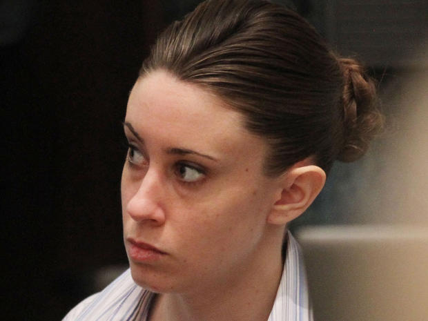 Casey Anthony sits at the defense table  before the start of her murder trial at the Orange Co. Courthouse in Orlando on June 24, 2011. 