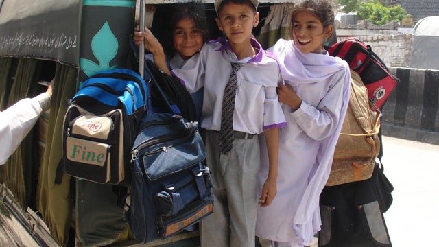 Schools kids in Abbottabad, Pakistan 