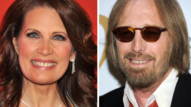 Michele Bachmann and Tom Petty 