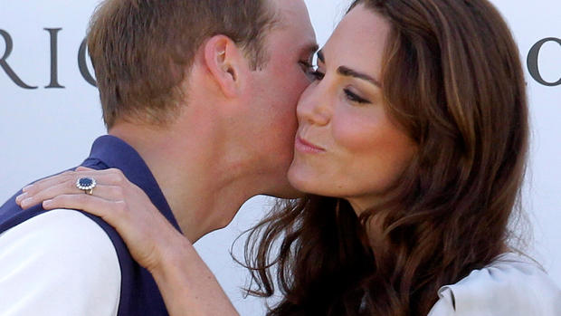 William and Kate attend charity polo match 