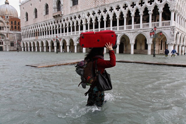 Venice flooded