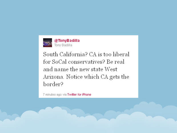 How 9 tweeters feel about "South California" 