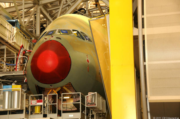 A380 nose section 