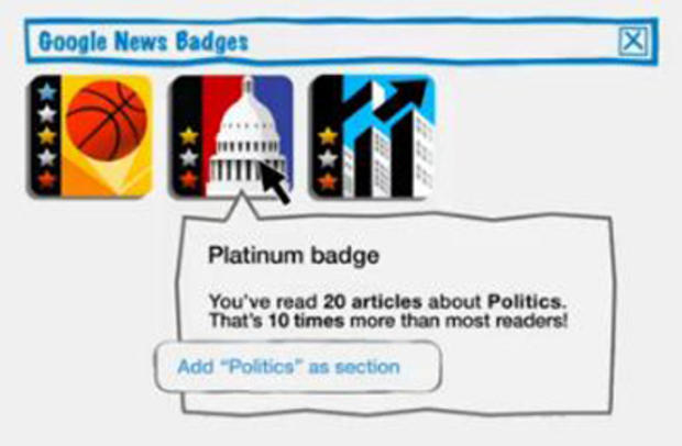 screenshot of Google video about Google Badges 