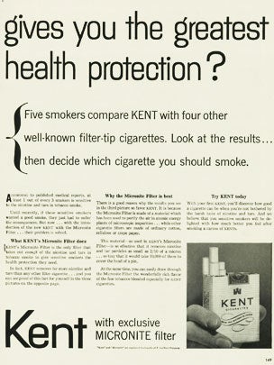 asbestos cigarettes ad Blowing smoke: Vintage ads of doctors endorsing tobacco