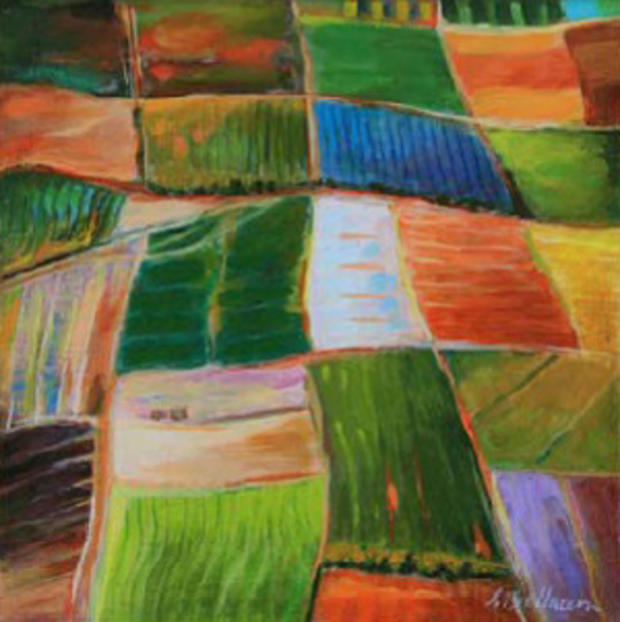 9/5 Arts &amp; Culture - Art Inspiration - Joseph Bellacera "Quilted Fields No. 2" 2009 